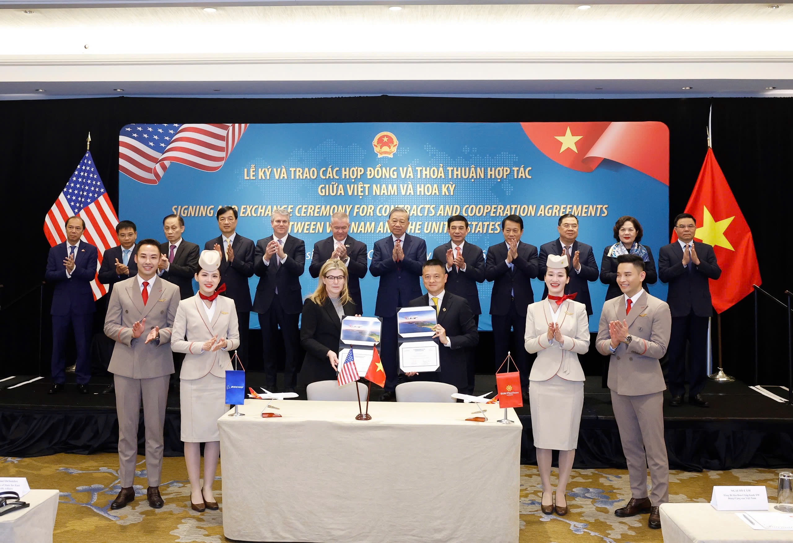 Sun PhuQuoc Airways và Boeing ký thỏa thuận mua 40 "siêu máy bay" Boeing 787-9 Dreamliner - Ảnh 1.