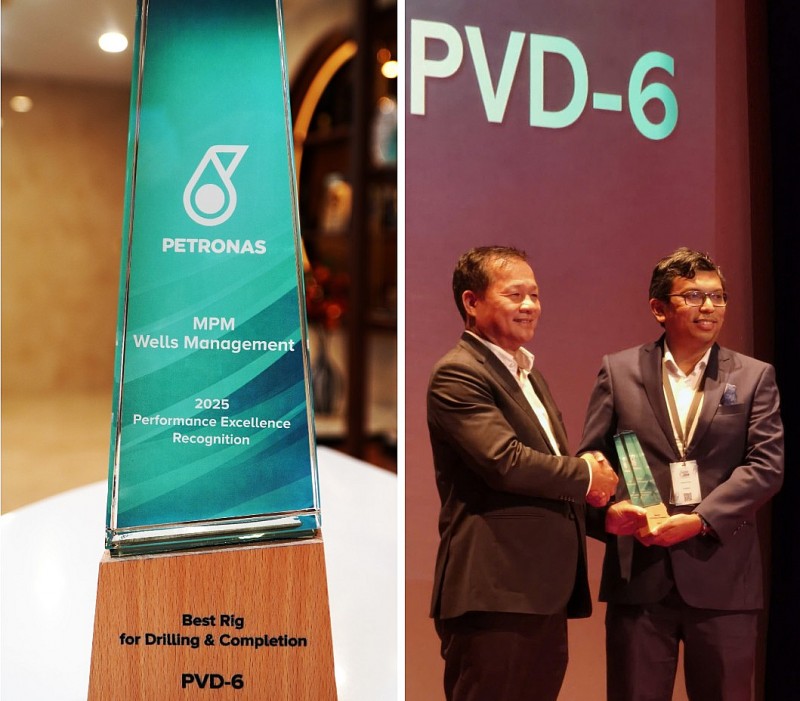 PV DRILLING VI nhận giải thưởng ‘Giàn khoan tốt nhất năm 2025’ tại Malaysia PV DRILLING VI nhận giải thưởng ‘Giàn khoan tốt nhất năm 2025’ tại Malaysia