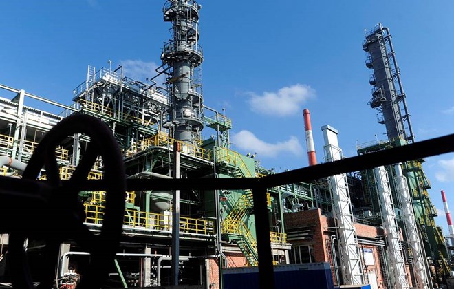 Một cơ sở khí đốt Nga. Ảnh: TASS