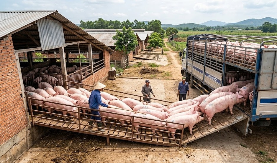 Giá heo hơi sáng ngày 13-3-2026 - Ảnh minh họa