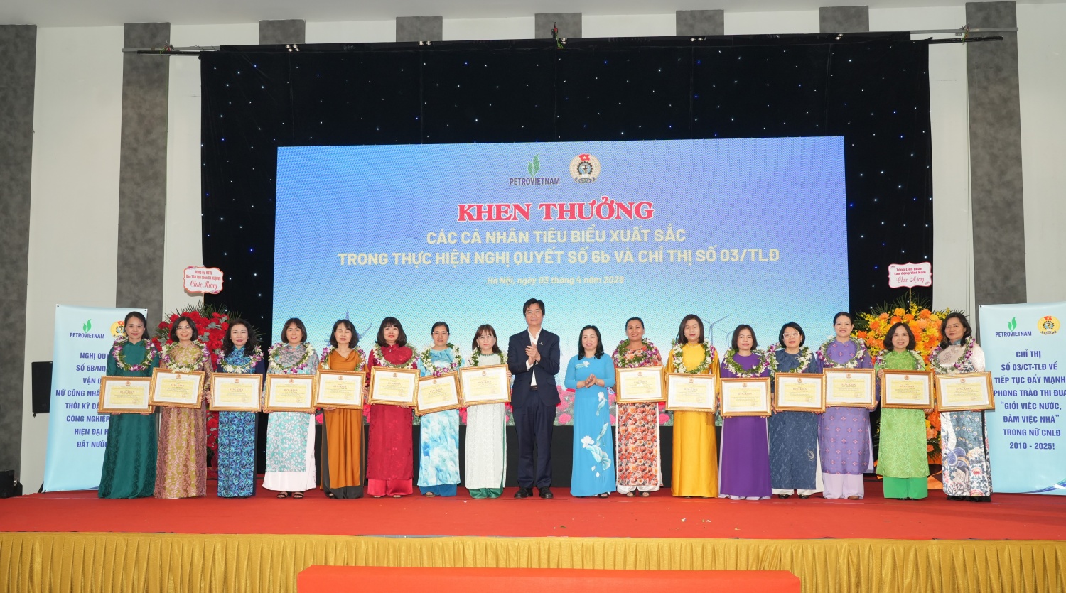 Để lực lượng nữ tiếp tục là điểm sáng trong hành trình phát triển Petrovietnam