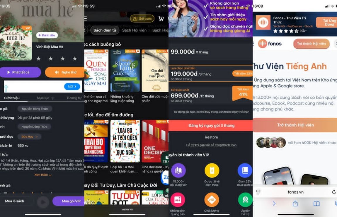 Các nền tảng đọc sách online nở rộ. Ảnh: Mi Lan
