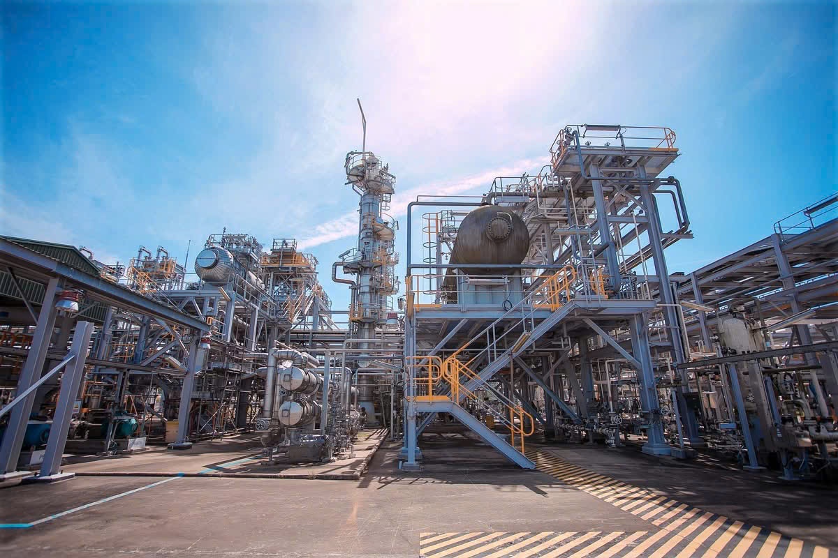 Khu vực công nghệ Nhà máy Xử lý khí Nam Côn Sơn