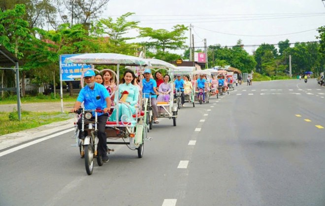 Nghiệp đoàn xe lôi đạp Hà Tiên chăm lo, nâng cao đời sống đoàn viên