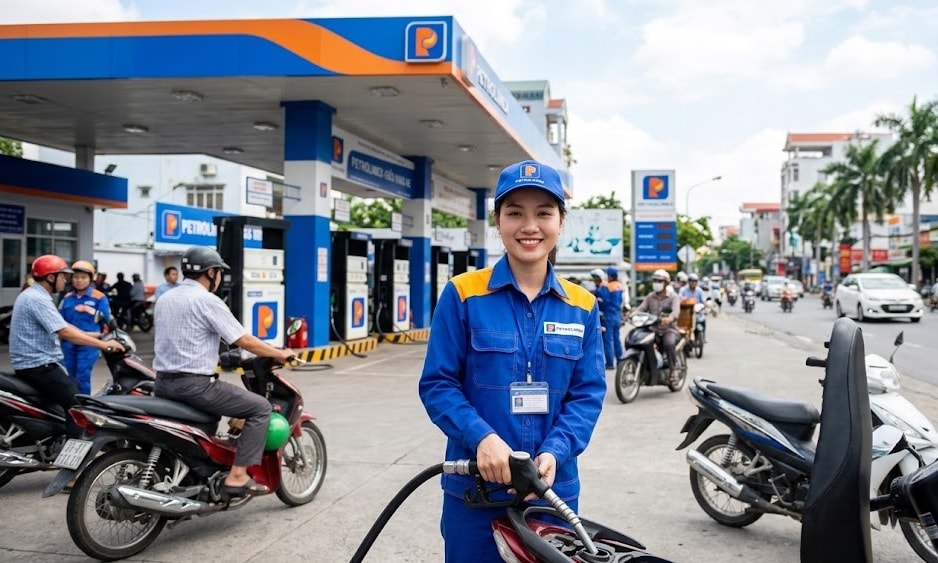Cập nhật giá xăng dầu trong nước và thế giới sáng 17-4-2026 - Ảnh minh họa AI