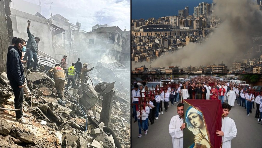 Các cuộc không kích đúng dịp cộng đồng Cơ đốc giáo tại Lebanon đang kỷ niệm ngày lễ Phục sinh.