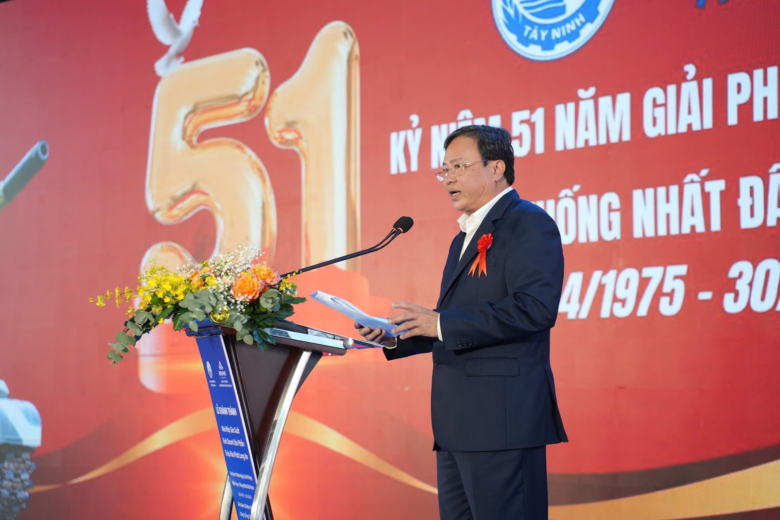 Chủ tịch tỉnh Tây Ninh tin tưởng nhà máy sẽ vận hành hiệu quả đóng góp tích cực cho kinh tế địa phương