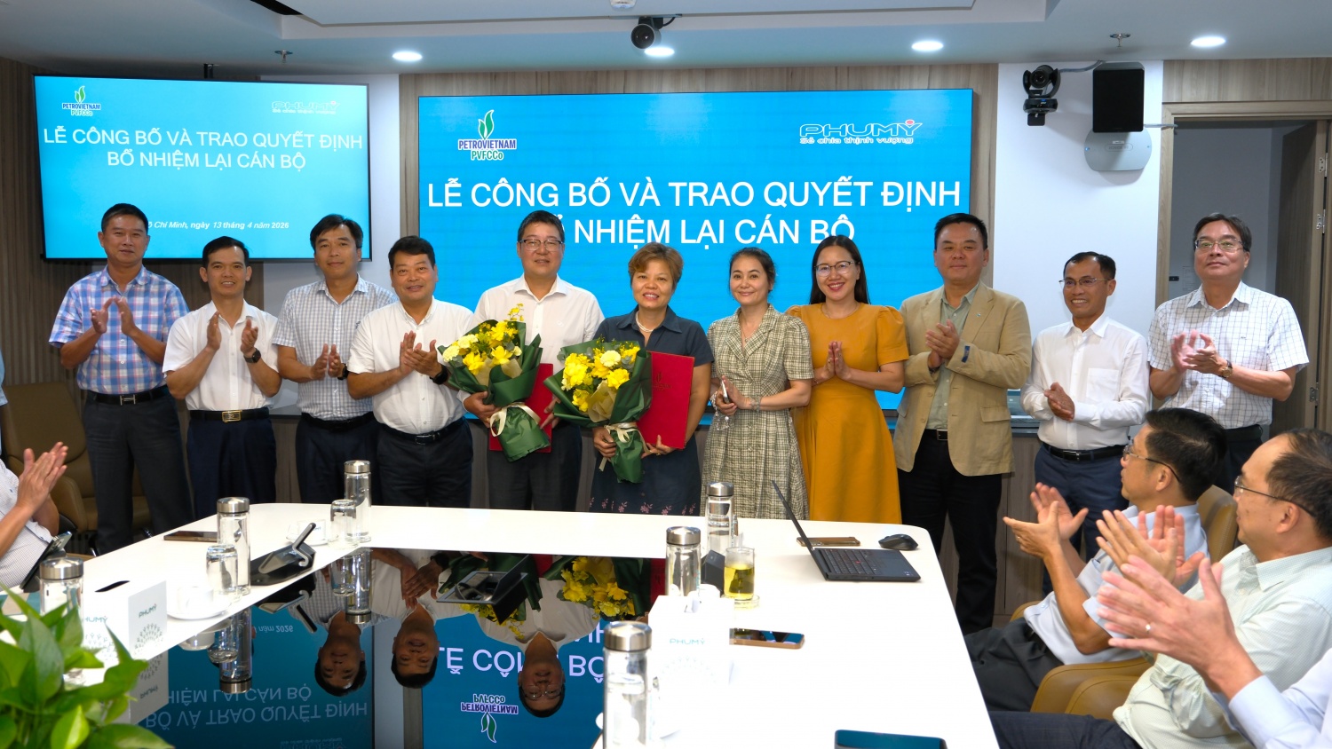 PVFCCo - Phú Mỹ trao quyết định bổ nhiệm lại hai Phó Tổng Giám đốc