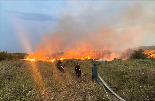 Lâm Đồng xảy ra 2 vụ cháy rừng trong dịp lễ, gây thiệt hại hơn 10ha