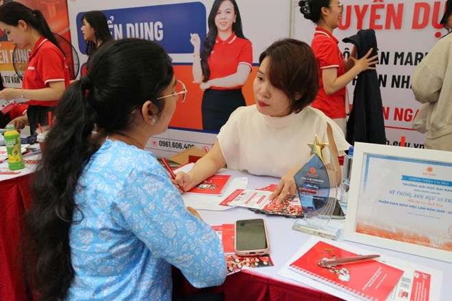 Nhu cầu tuyển dụng ngành bán buôn, bán lẻ và hoạt động dịch vụ khác ở Hà Nội