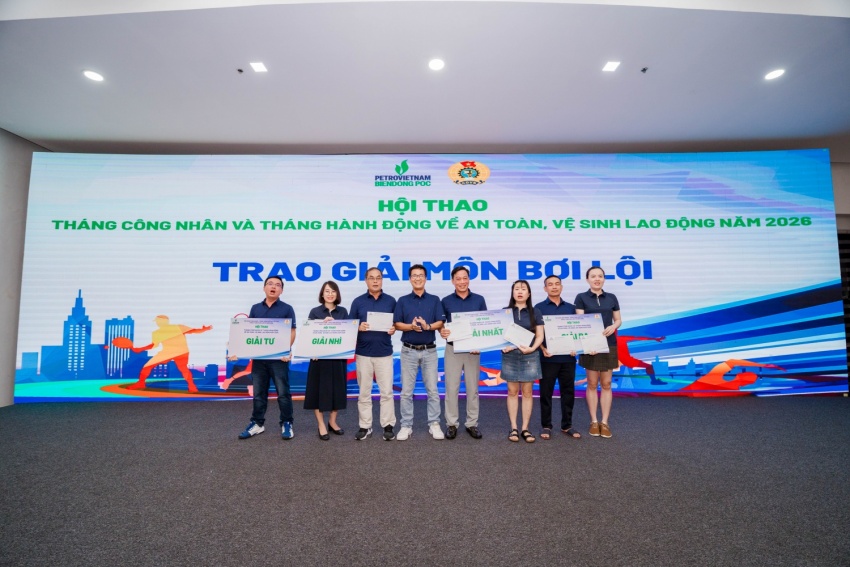 Hội thao BIENDONG POC 2026: Gắn kết người lao động, lan tỏa văn hóa Petrovietnam