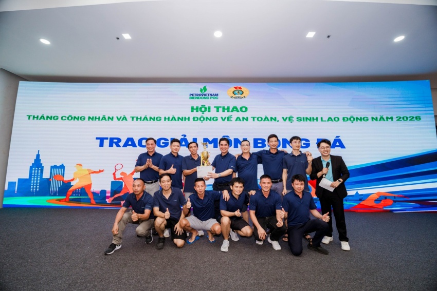 Hội thao BIENDONG POC 2026: Gắn kết người lao động, lan tỏa văn hóa Petrovietnam