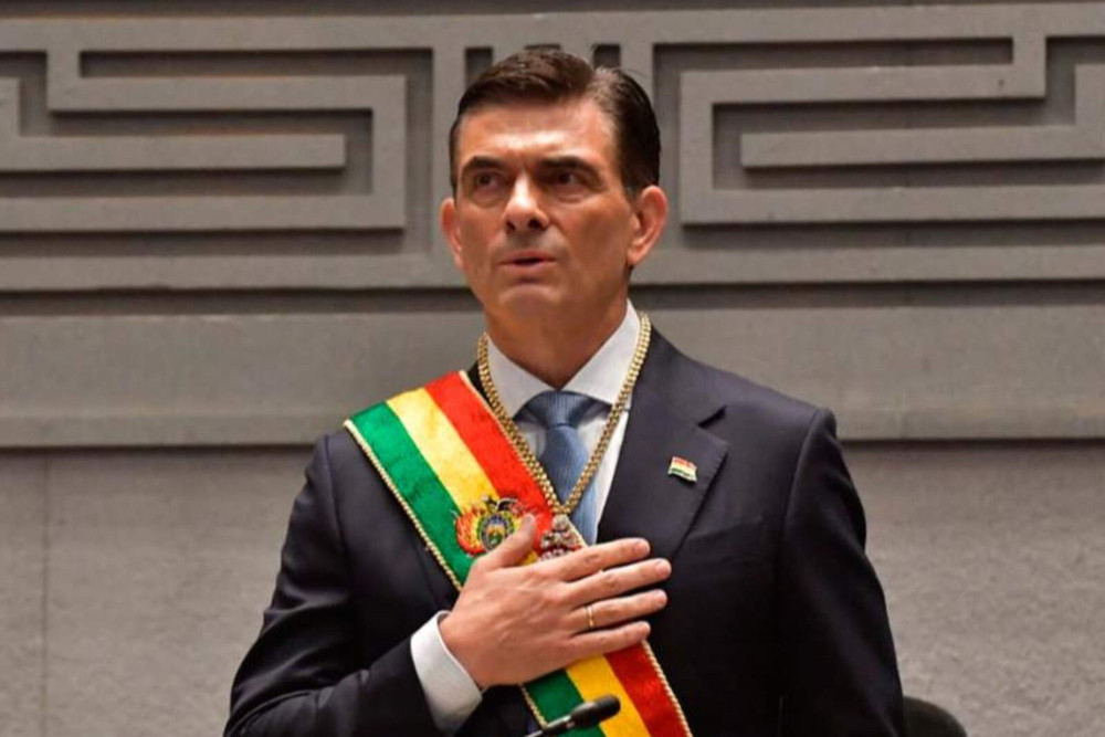 Tổng thống Bolivia Rodrigo Paz. Ảnh: derechadiario 1010x567-rodrigo-paz-pereira-534253-133004-1600-1067.jpg