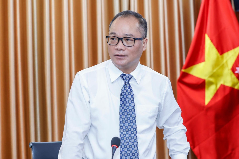 Ông Nguyễn Đăng Khang, Phó Tổng Biên tập Báo Đại đoàn kết trao đổi về định hướng nội dung chuyên môn và công tác truyền thông cho Hội thảo. Ảnh: Quang Vinh. Ông Nguyễn Đăng Khang, Phó Tổng Biên tập Báo Đại đoàn kết trao đổi về định hướng nội dung chuyên môn và công tác truyền thông cho Hội thảo. Ảnh: Quang Vinh.