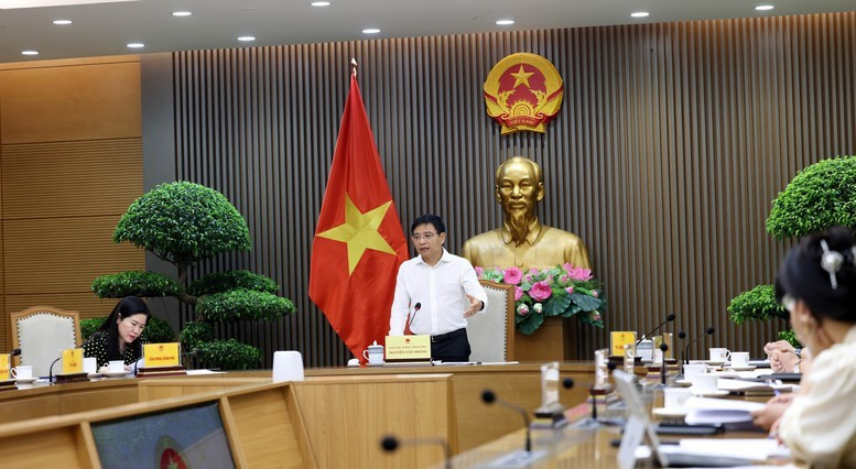 Phó Thủ tướng Nguyễn Văn Thắng phát biểu - Ảnh: VGP