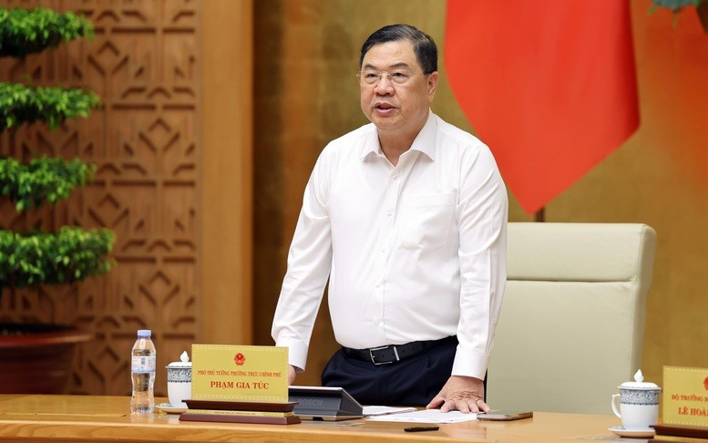 Phó Thủ tướng Thường trực Phạm Gia Túc, Chủ tịch Ủy ban quốc gia APEC 2027 chủ trì cuộc họp lần thứ ba của Ủy ban - Ảnh: VGP Phó Thủ tướng Thường trực Phạm Gia Túc, Chủ tịch Ủy ban quốc gia APEC 2027 chủ trì cuộc họp lần thứ ba của Ủy ban - Ảnh: VGP
