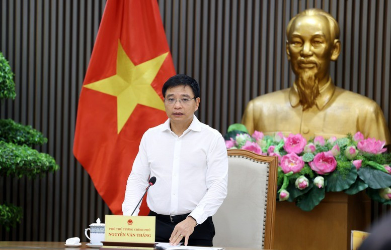 Phó Thủ tướng Nguyễn Văn Thắng chủ trì cuộc họp - Ảnh: VGP