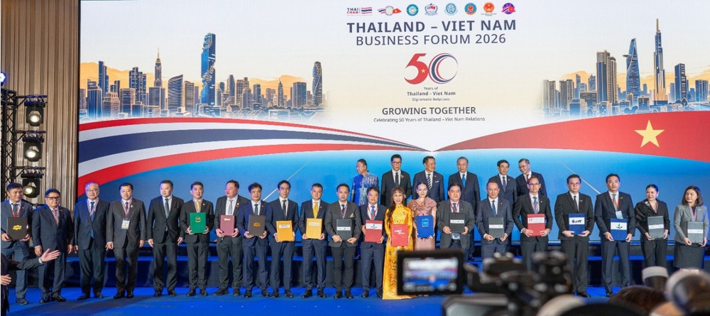 Tổng Bí thư, Chủ tịch nước Tô Lâm và Thủ tướng Thái Lan Anutin Charnvirakul chứng kiến trao các thoả thuận hợp tác giữa doanh nghiệp hai nước, trong đó có PV GAS và PTT