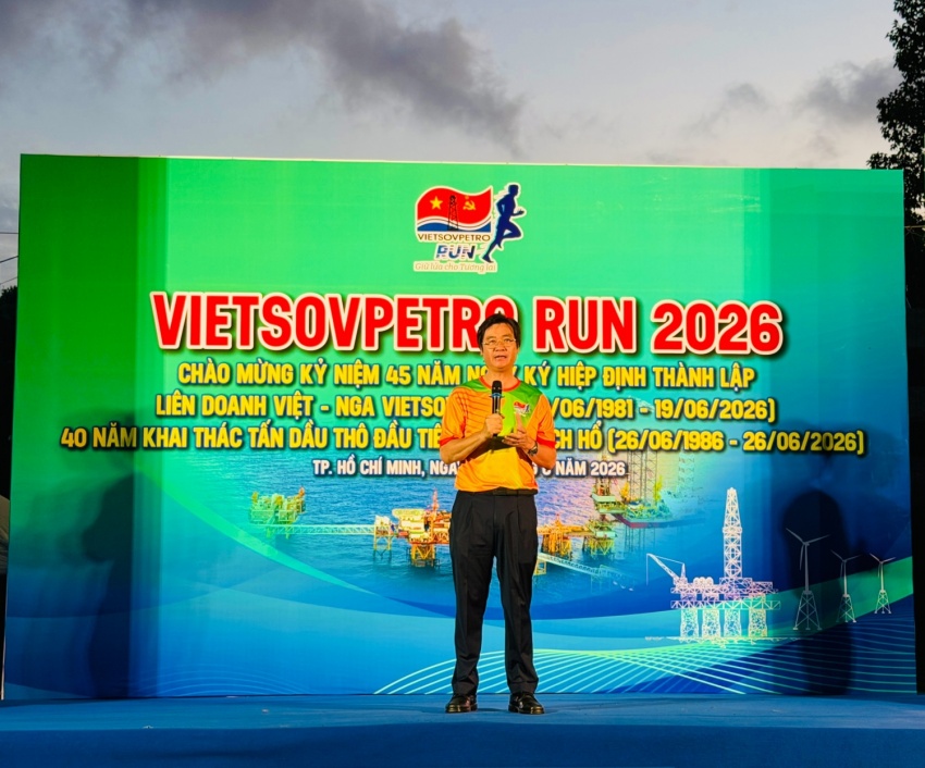VIETSOVPETRO RUN 2026: Bản lĩnh bứt phá, lan tỏa khát vọng tuổi 45 Vietsovpetro Run 2026: Bản lĩnh bứt phá, lan tỏa khát vọng tuổi 45