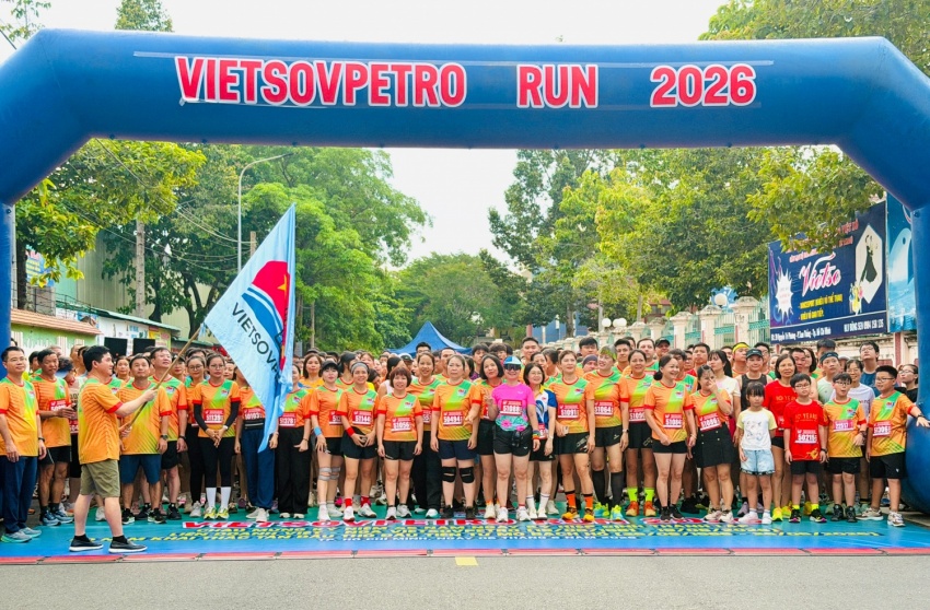 VIETSOVPETRO RUN 2026: Bản lĩnh bứt phá, lan tỏa khát vọng tuổi 45 Vietsovpetro Run 2026: Bản lĩnh bứt phá, lan tỏa khát vọng tuổi 45