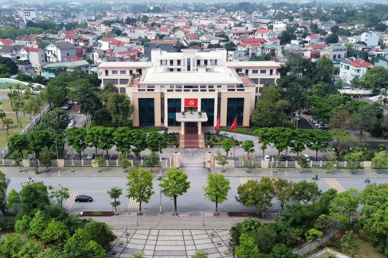 Trụ sở Tỉnh ủy Phú Thọ. Ảnh: Tô Công