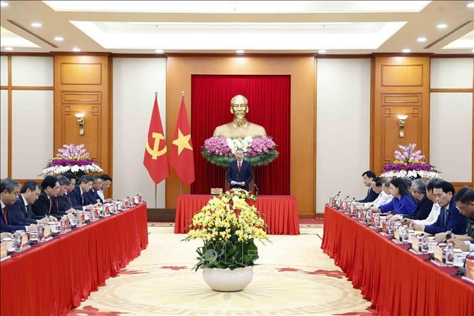 Tổng Bí thư, Chủ tịch nước Tô Lâm phát biểu chỉ đạo. Ảnh: Thống Nhất/TTXVN.