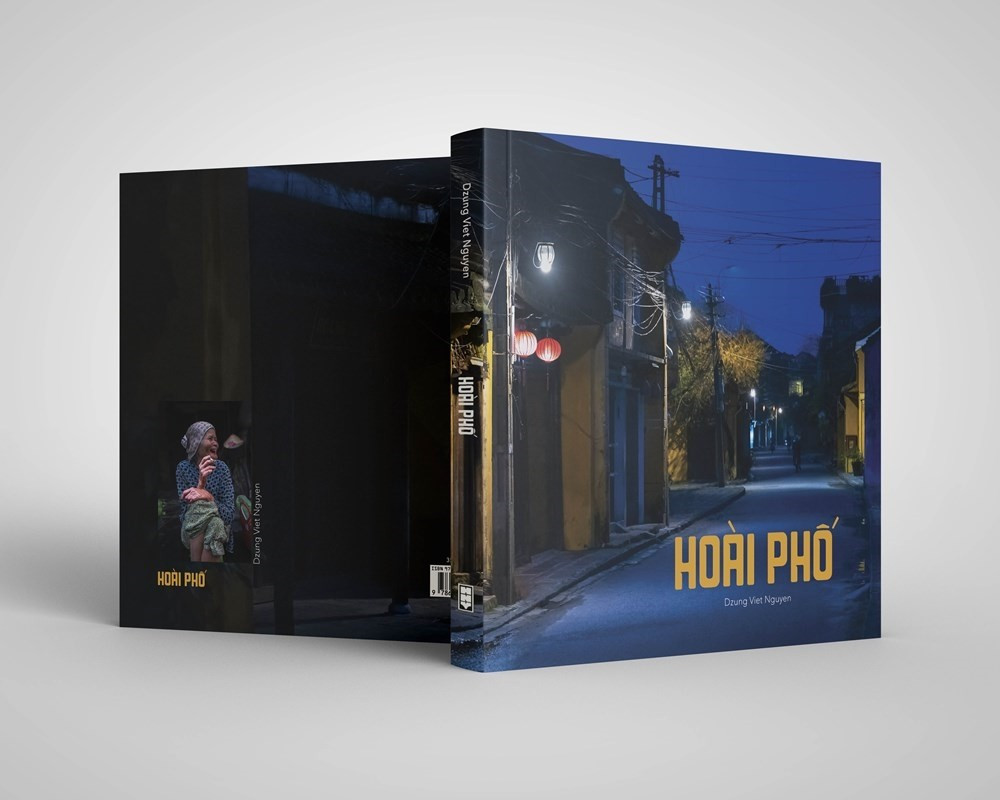 Sách ảnh "Hoài phố" giới thiệu 56 ảnh màu về cuộc sống và con người Hội An. Ảnh: BTC 1hp1.jpg