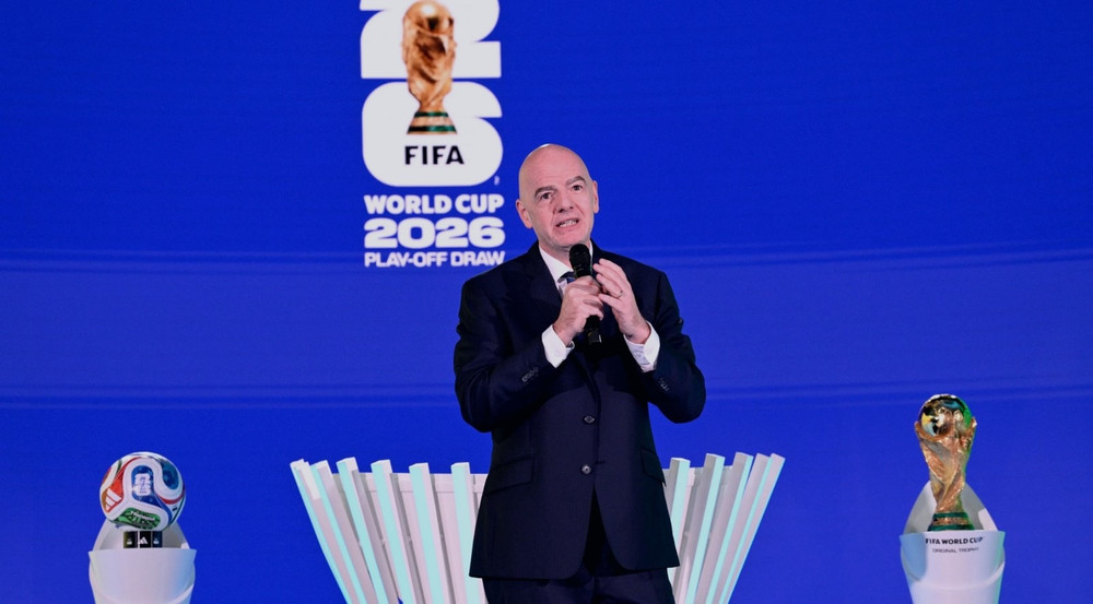 Chủ tịch của Liên đoàn Bóng đá Thế giới (FIFA) Gianni Infantino. Ảnh: FIFA screenshot-2026-02-26-223941.jpg