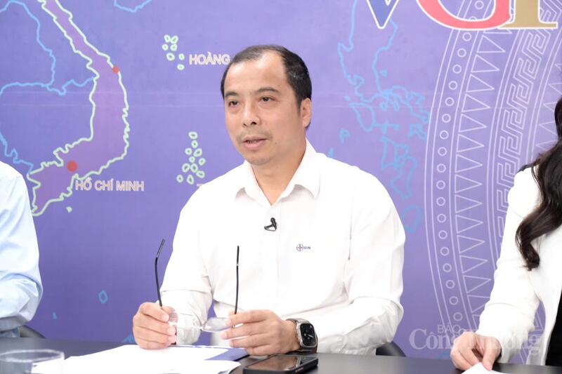 Ông Ngô Sơn Hải, Phó Tổng giám đốc Tập đoàn Điện lực Việt Nam (EVN). Ảnh: Lê An