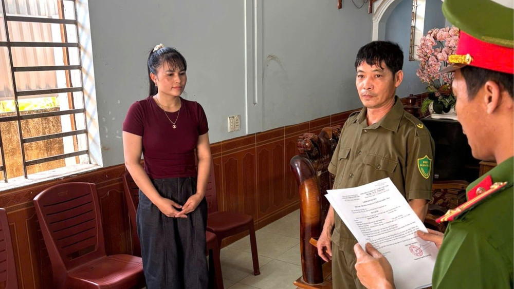 Đối tượng Nguyễn Thị Trang - Ảnh: Công an tỉnh Thanh Hóa. gen-h-124-7146.jpg