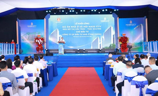 Thái Nguyên khởi công loạt dự án NOXH với tổng mức đầu tư trên 7.500 tỉ đồng