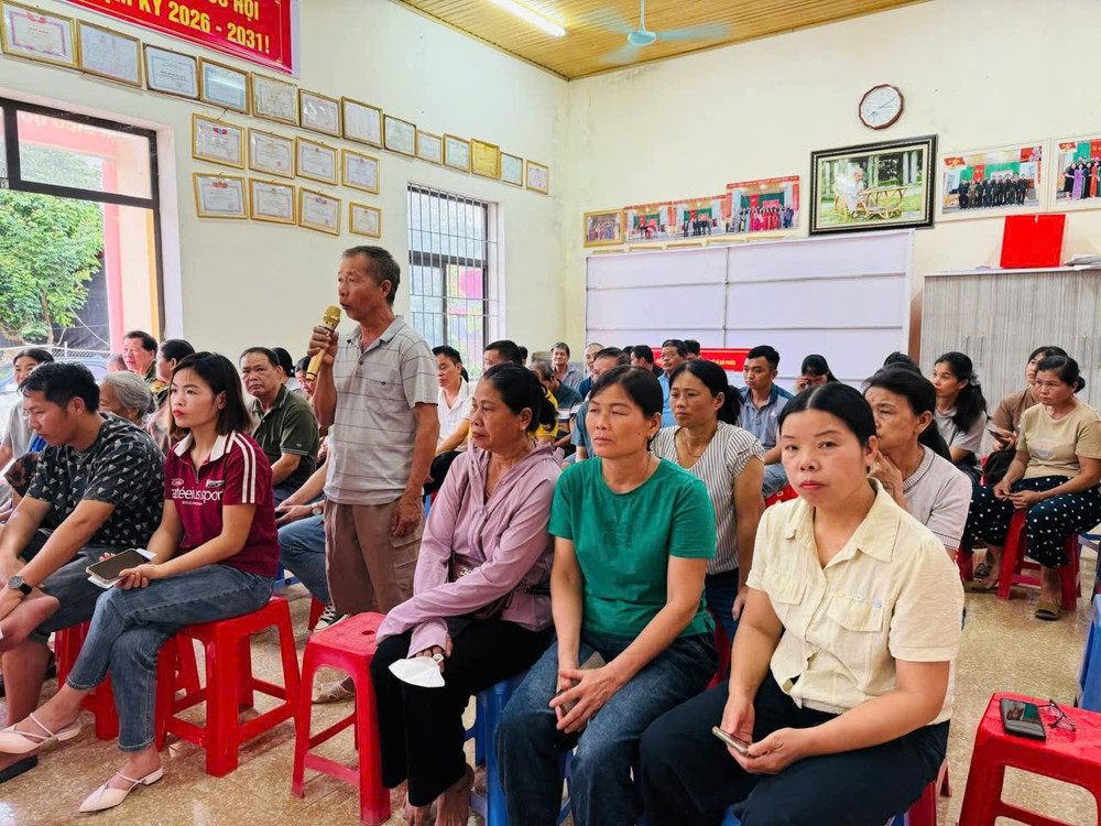 Lấy ý kiến từ các thôn tại xã Lộc Bình. Ảnh: Xã Lộc Bình 1.jpg