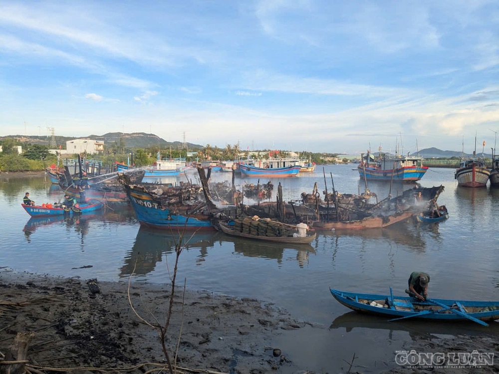 Vụ cháy thiêu rụi 16 tàu cá trên đầm Thị Nại không chỉ gây thiệt hại lớn về tài sản mà còn đẩy nhiều ngư dân ở Gia Lai lâm cảnh trắng tay, nợ nần chồng chất clo_br_z7989596569024-5857b17fffdae6a8394c9a72ce5528b2.jpg