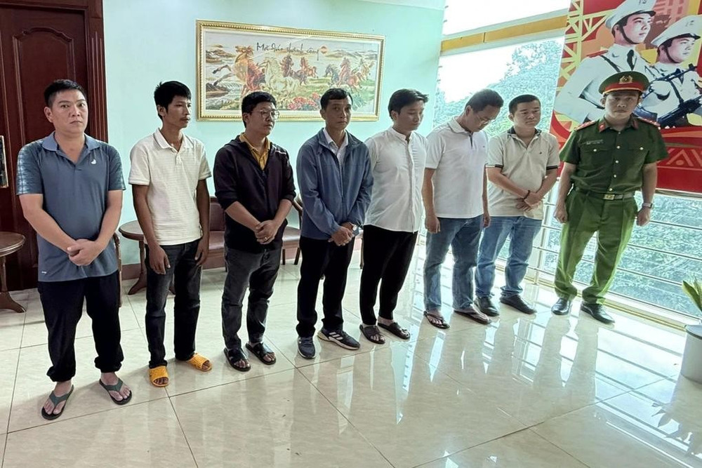 Các đối tượng trong vụ án - Ảnh: Công an tỉnh Đắk Lắk. khoi-toctv-edited-1783922613975.jpg