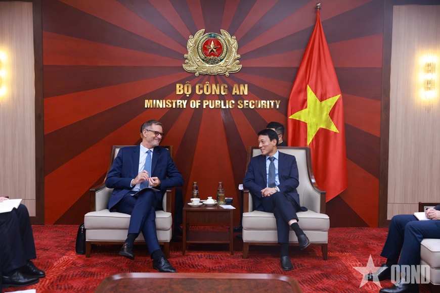 Việt Nam và Pháp thúc đẩy hợp tác an ninh, thực thi pháp luật