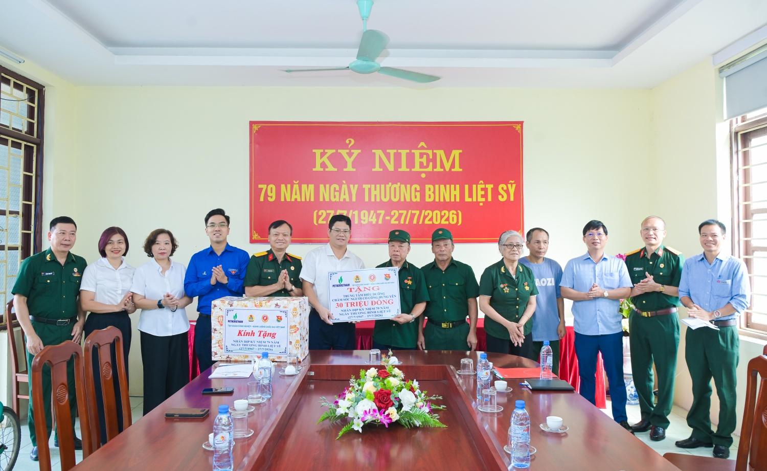 Petrovietnam thăm và tặng quà các thương, bệnh binh tại Hưng Yên, Ninh Bình Petrovietnam thăm và tặng quà các thương, bệnh binh tại Hưng Yên, Ninh Bình