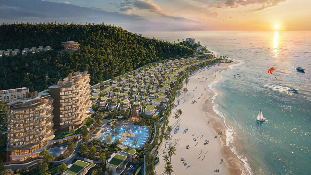 Mey Retreat Bãi Lữ được kiến tạo hài hòa giữa địa hình núi, rừng và biển nguyên bản. (Ảnh: Meygroup) img-7047.jpg