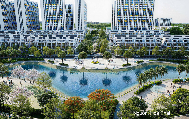 Phối cảnh khu nhà ở xã hội Khu công nghiệp Yên Mỹ II