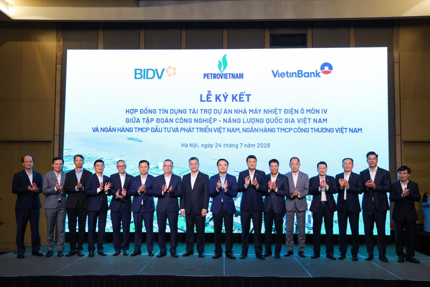 Petrovietnam ký kết hợp đồng tín dụng 7.300 tỷ đồng cho dự án Nhà máy điện Ô Môn IV