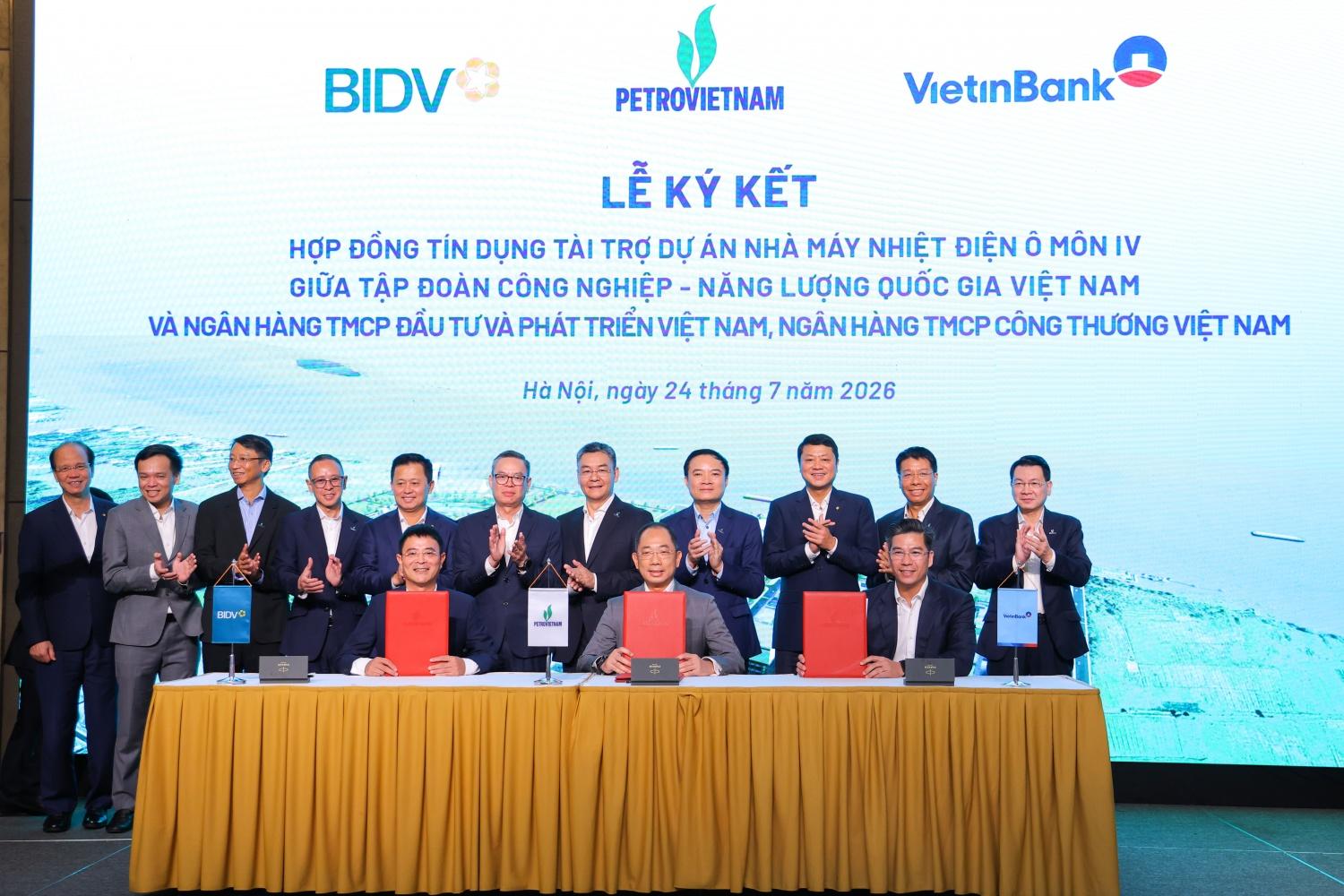 Petrovietnam ký kết hợp đồng tín dụng 7.300 tỷ đồng cho dự án Nhà máy điện Ô Môn IV
