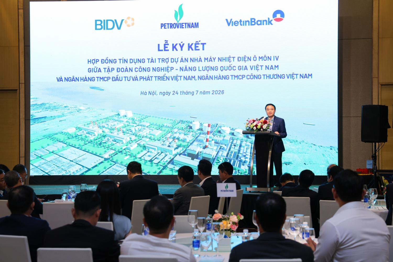 Petrovietnam ký kết hợp đồng tín dụng 7.300 tỷ đồng cho dự án Nhà máy điện Ô Môn IV