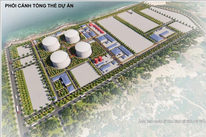 Phối cảnh tổng thể dự án.