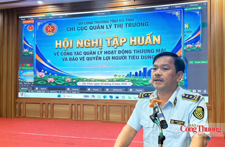 Ông Nguyễn Đình Khoa, Chi cục trưởng Chi cục QLTT Hà Tĩnh.