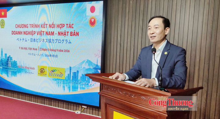Ông Nguyễn Vân, Phó Chủ tịch thường trực HANSIBA phát biểu tại sự kiện.