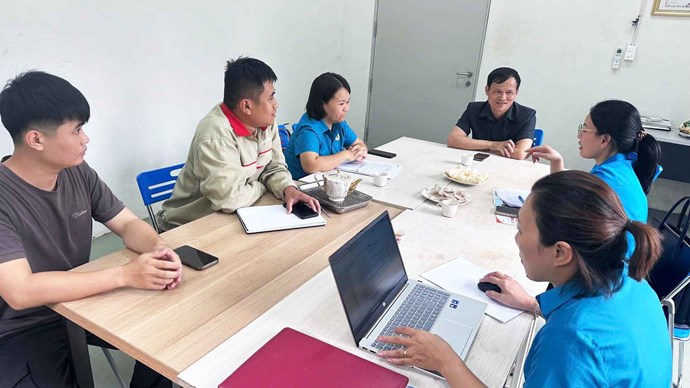 Nắm bắt tình hình hoạt động công đoàn tại doanh nghiệp