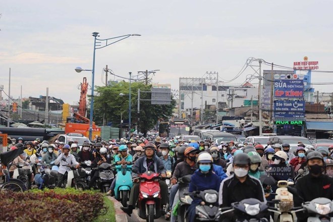 TPHCM điều chỉnh giao thông cửa ngõ Tây Bắc để thi công ga Metro số 2