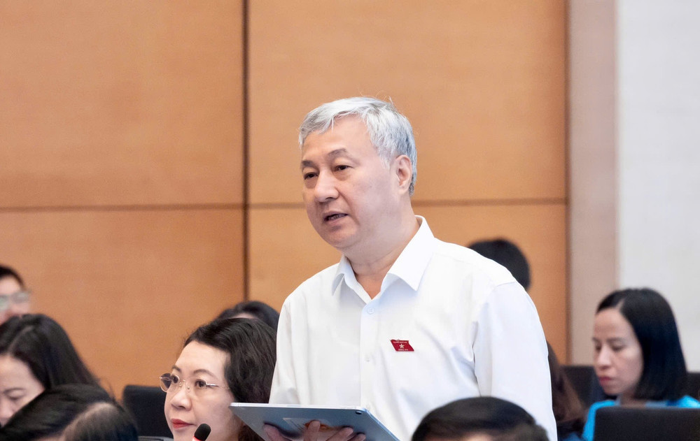 Đại biểu Trần Văn Lâm phát biểu (ảnh QH). 75.jpg