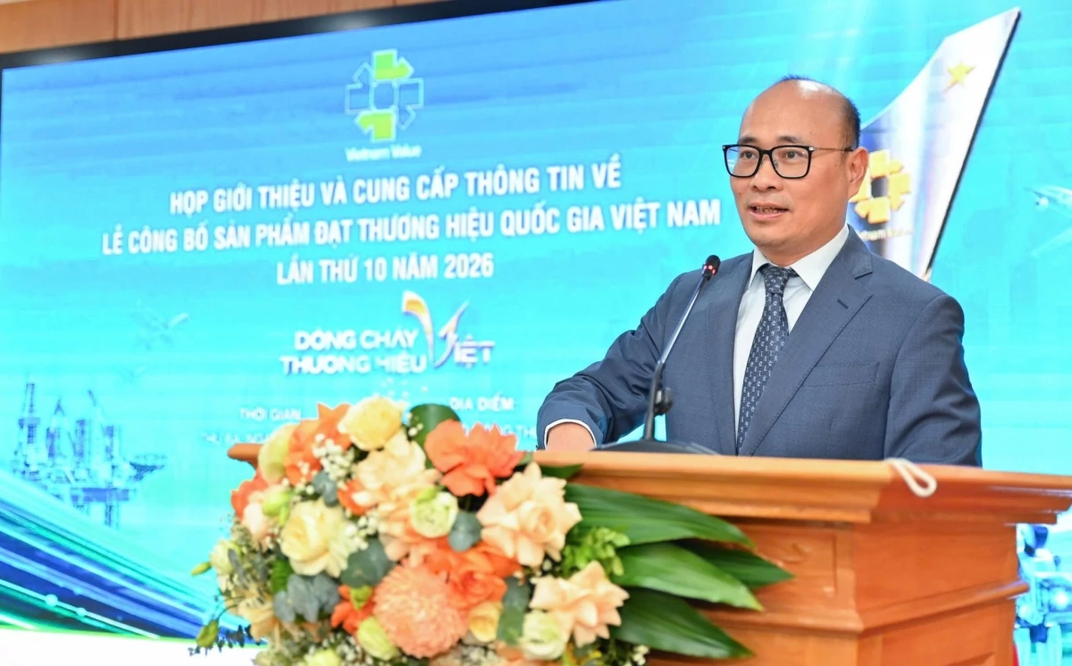 Công bố 499 sản phẩm đạt Thương hiệu quốc gia Việt Nam năm 2026