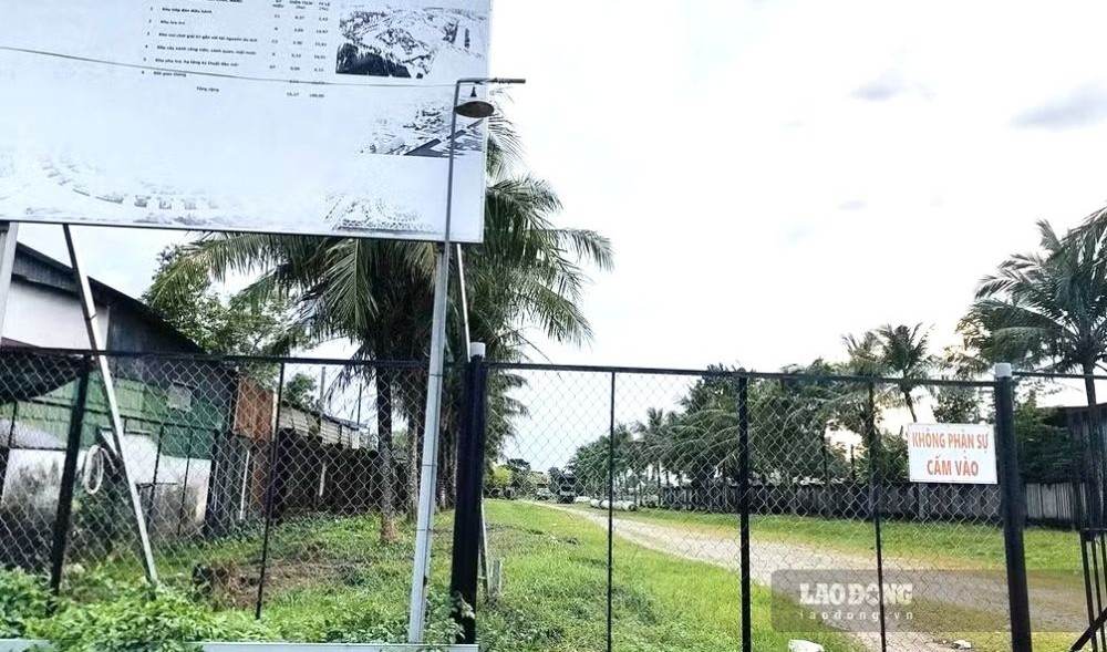 Hiện trạng dự án điểm du lịch Việt Úc - Cà Mau (ảnh chụp tháng 10.2026). Ảnh: Nhật Hồ.