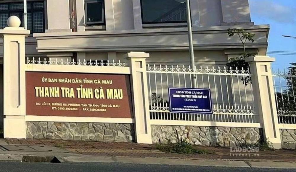 Thanh tra tỉnh Cà Mau kiểm điểm trách nhiệm nguyên Phó chủ tịch UBND tỉnh Cà Mau cùng nhiều nguyên cán bộ lãnh đạo tỉnh (ảnh chụp tháng 10.2026). Ảnh: Nhật Hồ.